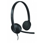 Logitech H340 | Bedrade On-Ear USB Headset | Zwart