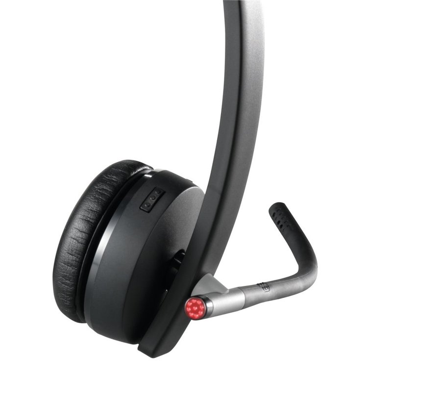 H820e | Draadloze Mono On-Ear Headset | Zwart