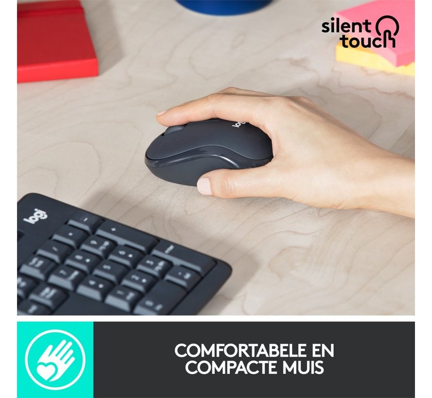 MK295 Silent | Draadloze Muis en Toetsenbordcombo | QWERTY