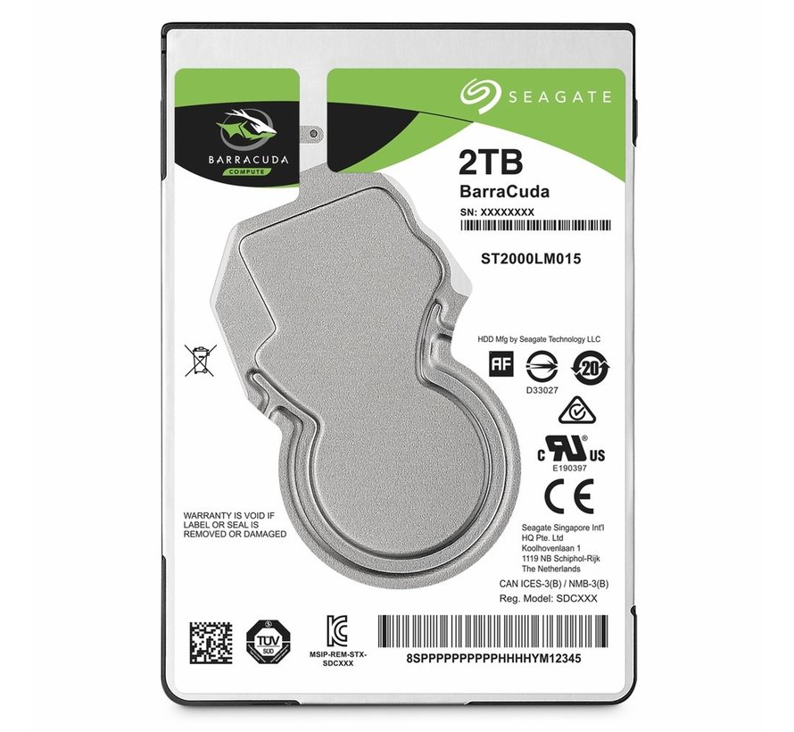 Barracuda HDD 2.5" | 2TB SATA III | 5400RPM