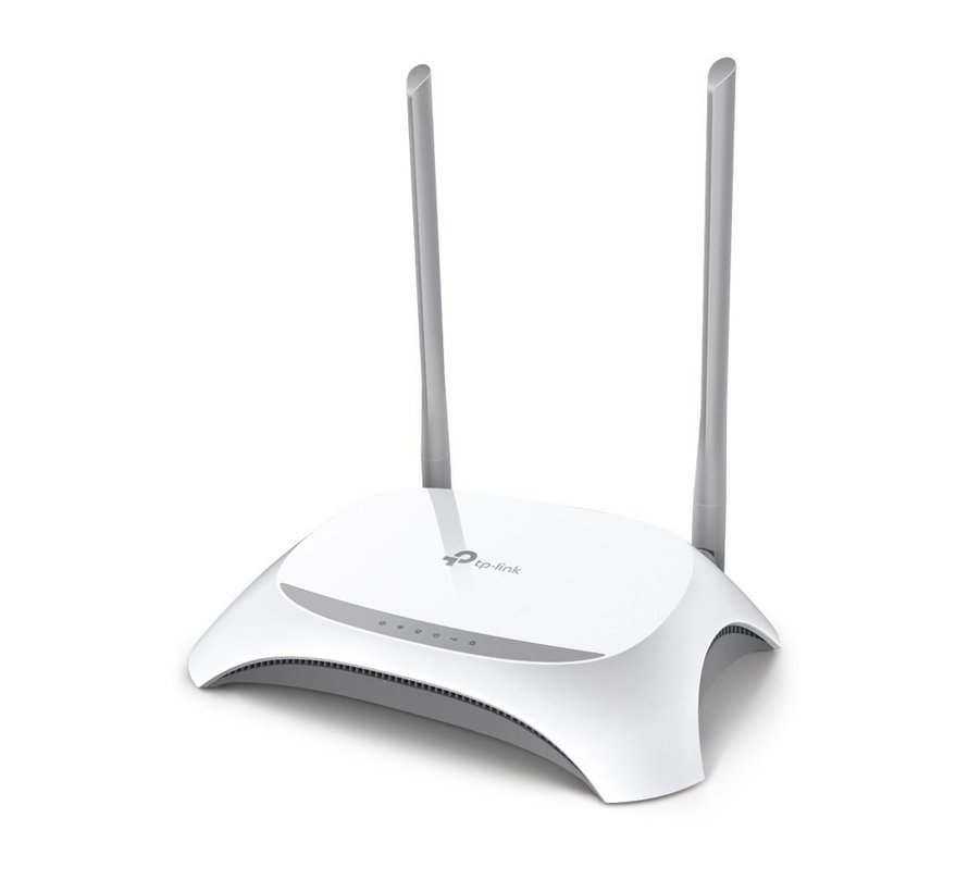 TP-LINK TL-MR3420 draadloze router Fast Ethernet Single-band (2.4 GHz) Zwart, Wit