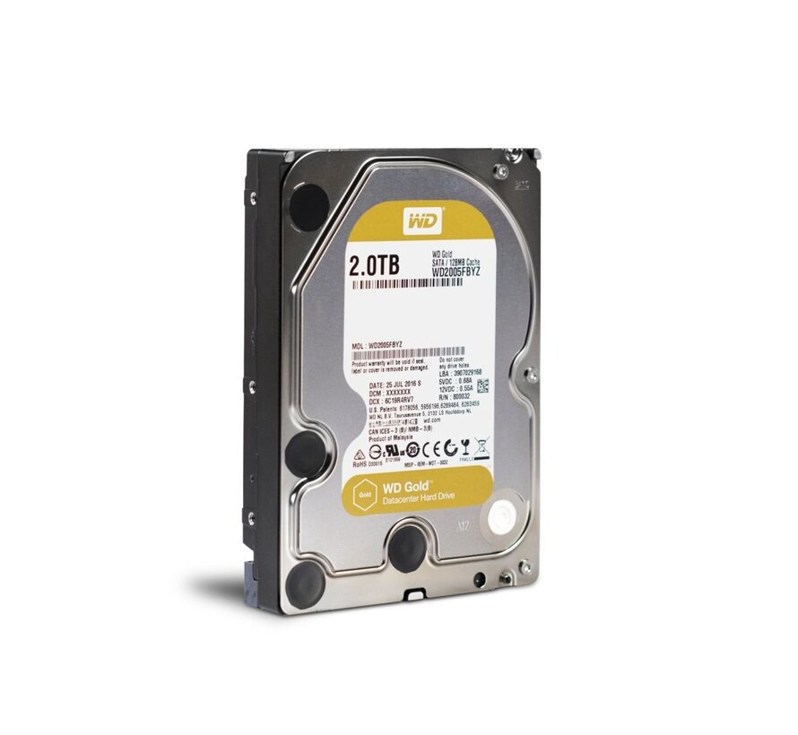 Gold HDD 3.5" | 2TB SATA III | 7200RPM