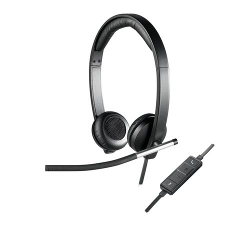 Logitech H650E | Bedrade On-ear Headset USB-A | Zwart