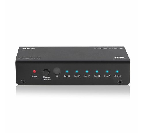 ACT AC7840 5 x 1 HDMI switch, 3D en 4K ondersteuning