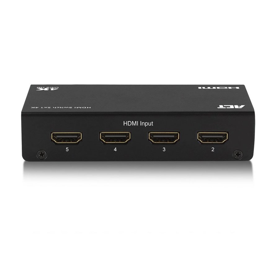 AC7840 5 x 1 HDMI switch, 3D en 4K ondersteuning