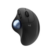 Logitech M575 Ergo Trackball | Ergonomische Draadloze Muis | Rechtshandig | RF + Bluetooth | 2000 DPI | Grafiet