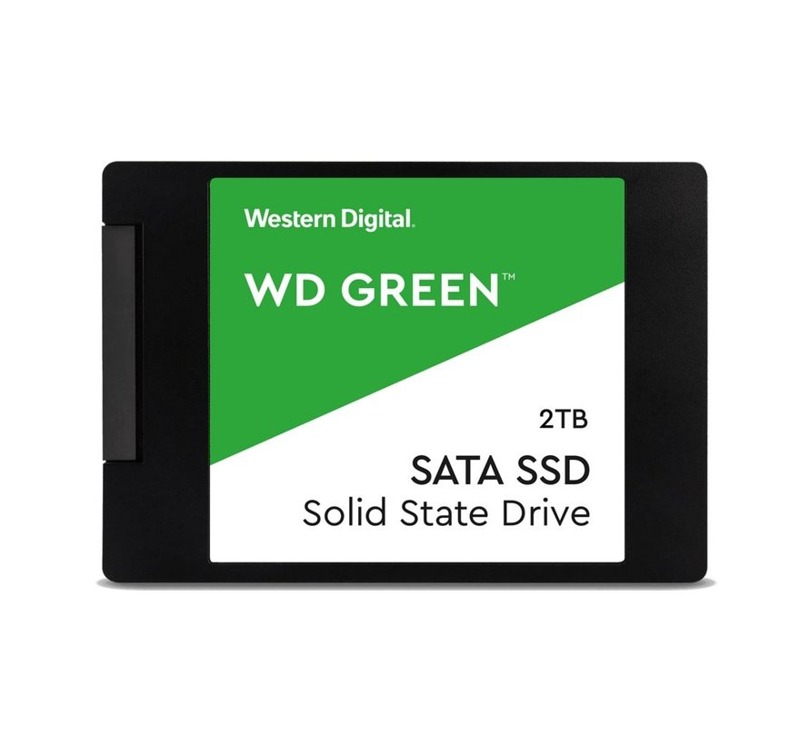 Green | 2TB SATA SSD | 2.5'' | 545MB/s Lezen | 430MB/s Schrijven