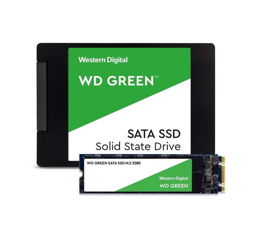 Green | 2TB SATA SSD | 2.5'' | 545MB/s Lezen | 430MB/s Schrijven