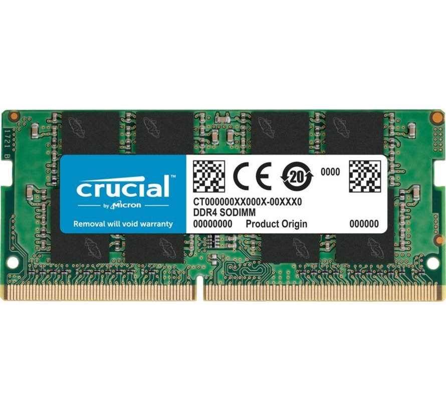 | 1x8GB DDR4 | 3200MHz | SODIMM | CL22 | Geheugenmodule | RAM
