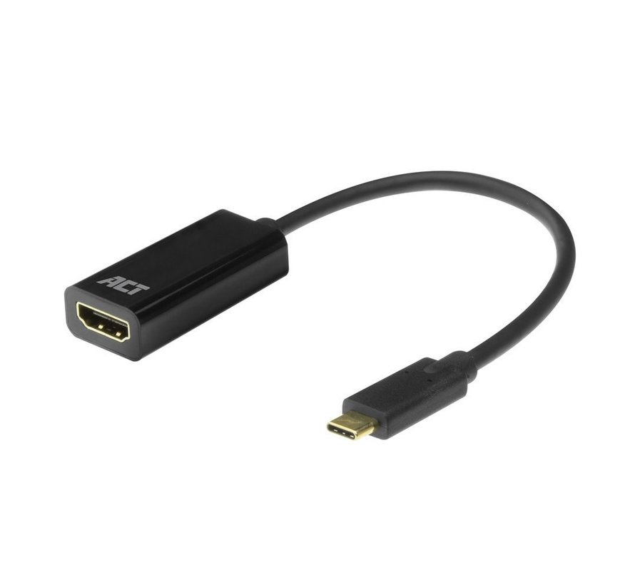 AC7305 video kabel adapter 0,15 m USB Type-C HDMI Type A (Standaard) Zwart