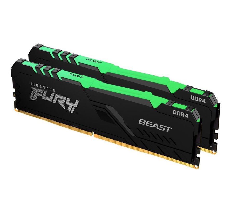 MEM  Fury Beast 16GB DDR4 DIMM 3200MHz / GAMING / RGB