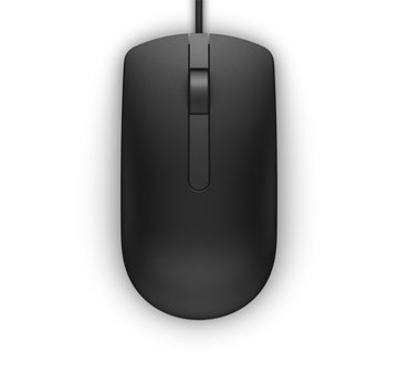 Dell DELL MS116 muis Ambidextrous USB Type-A Optisch 1000 DPI
