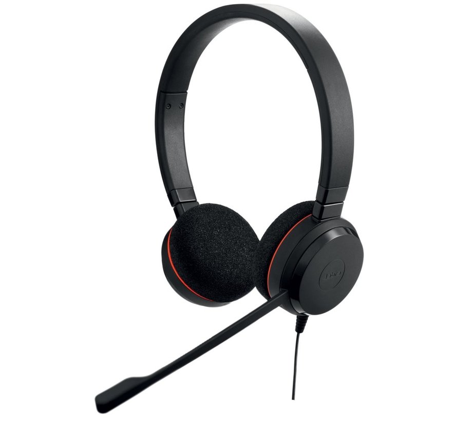 Evolve 20 MS | Bedrade On-Ear USB Headset | Zwart