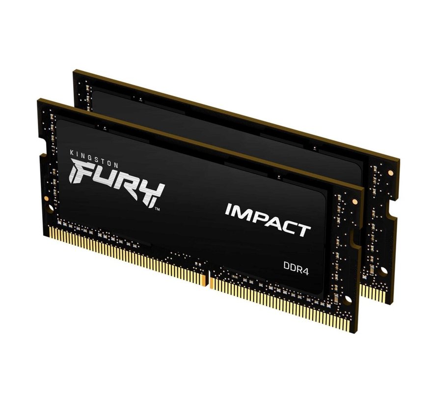 Fury Impact | 16GB 2x8GB DDR4 | 3200MHz | DIMM | CL20 | Geheugenmodule | RAM