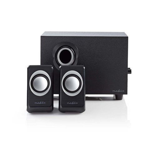 Nedis CSPR10021BK | 2.1 Luidsprekerset | 16W RMS | Zwart