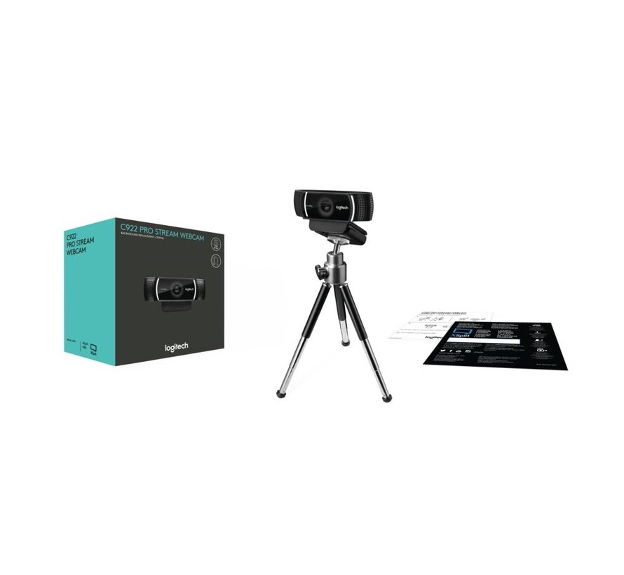 C922 Pro Stream | 1080p 30FPS USB Webcam met Microfoon