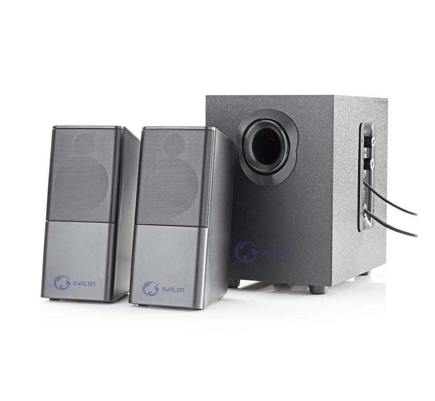 GSPR10021BK | 2.1 Luidsprekerset | 11W RMS | Zwart