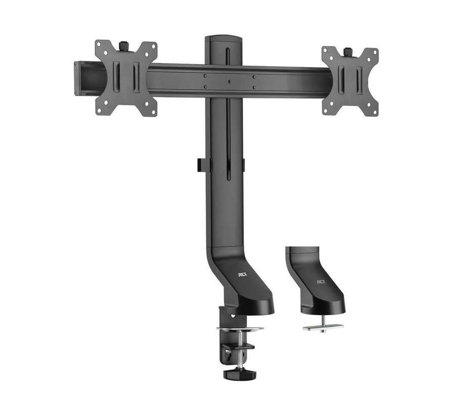 AC8322 flat panel bureau steun 68,6 cm (27") Klem/doorvoer Zwart