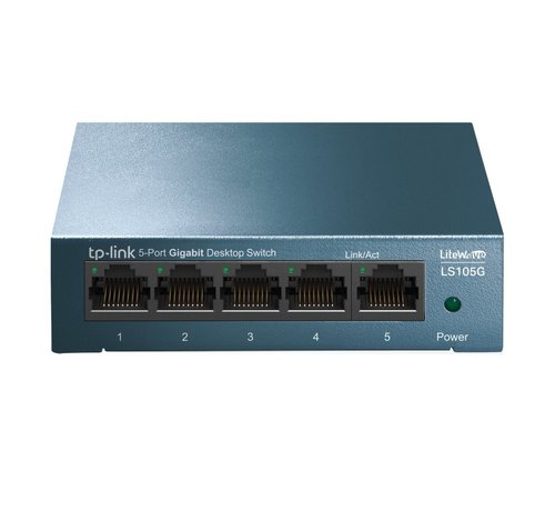 TP-Link LS105G Unmanaged Gigabit Ethernet (10/100/1000) Blauw