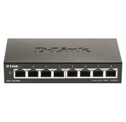 D-LINK D-Link DGS-1100-08V2 | 8-poorts Gigabit L2 Smart Managed Switch | Fanless | VLAN, QoS, IGMP Snooping