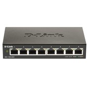 D-LINK D-Link DGS-1100-08V2 netwerk-switch Managed L2 Gigabit Ethernet (10/100/1000) Zwart