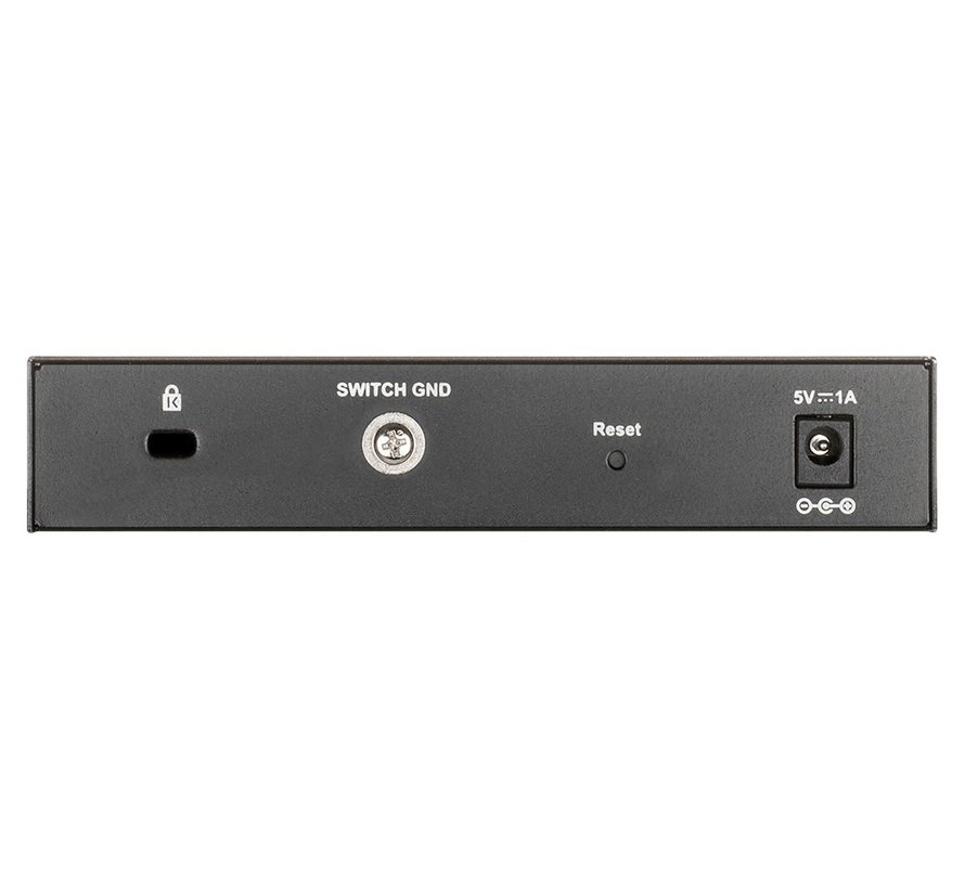 D-Link DGS-1100-08V2 | 8-poorts Gigabit L2 Smart Managed Switch | Fanless | VLAN, QoS, IGMP Snooping