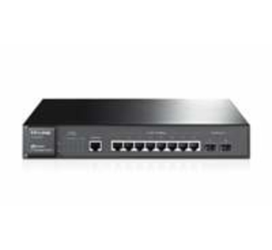 TL-SG3210 | JetStream 8-poorts Gigabit L2+ Managed Switch | 2x SFP | Omada SDN | Rackmount | Zwart
