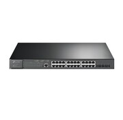 TP-Link TL-SG3428XMP | JetStream 24-poorts Gigabit L2+ Managed Switch | 4x 10G SFP+ | 24x PoE+ (384W) | Omada SDN