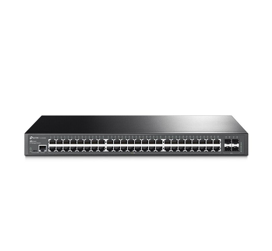TL-SG3452 | JetStream 48-poorts Gigabit L2 Managed Switch | 4x SFP | Omada SDN | QoS | ACL