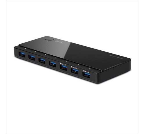 TP-Link TP-LINK UH700 | USB 3.2 Gen 1 (3.1 Gen 1) Micro-B Hub | 5000 Mbit/s | Zwart