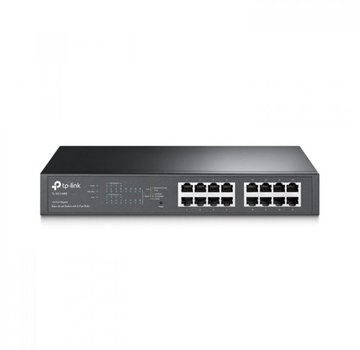 TP-Link TL-SG1016PE | 16-poorts Gigabit Easy Smart PoE+ Switch | 150W PoE-vermogen | VLAN/QoS | Webbeheer