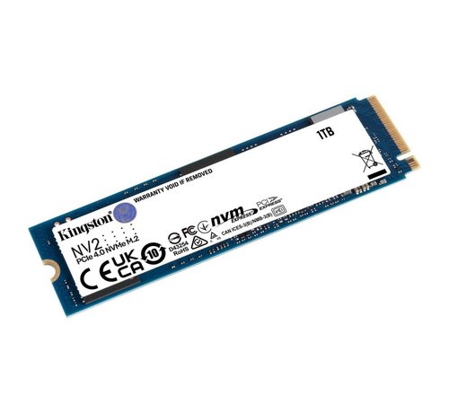 Kingston NV2 | 1TB NVMe SSD | M.2 Gen4 | 3.500MB/s Lezen | 2.100MB/s Schrijven