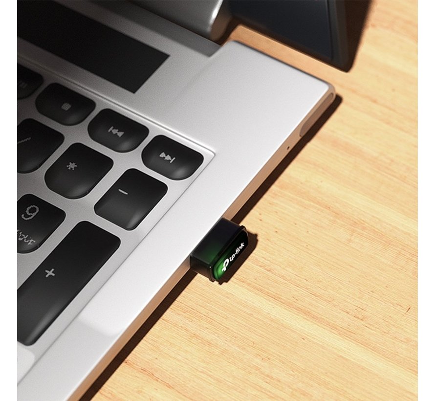 Archer T3U Nano | Wi-Fi 5 USB Adapter | Dual-band (2,4 GHz / 5 GHz) | 1300 Mbps | USB 2.0 | Zwart