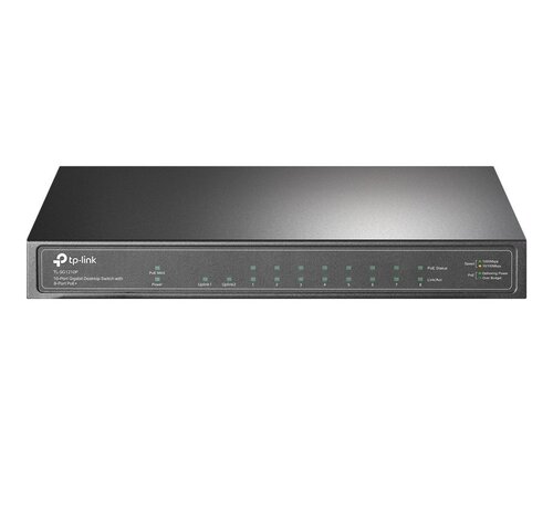 TP-Link TP-LINK TL-SG1210P | Gigabit Ethernet Switch | 10 Poorten | PoE | Grijs