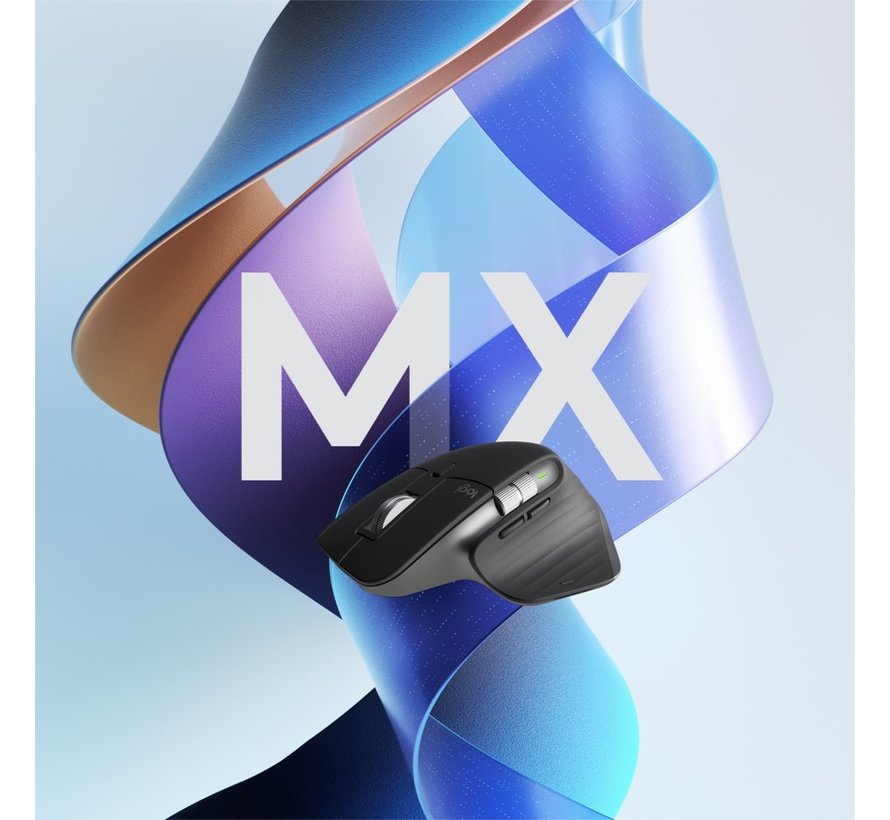 MX Master 3S | Draadloze Muis | RF-Draadloos + Bluetooth | 8000 DPI | Grafiet