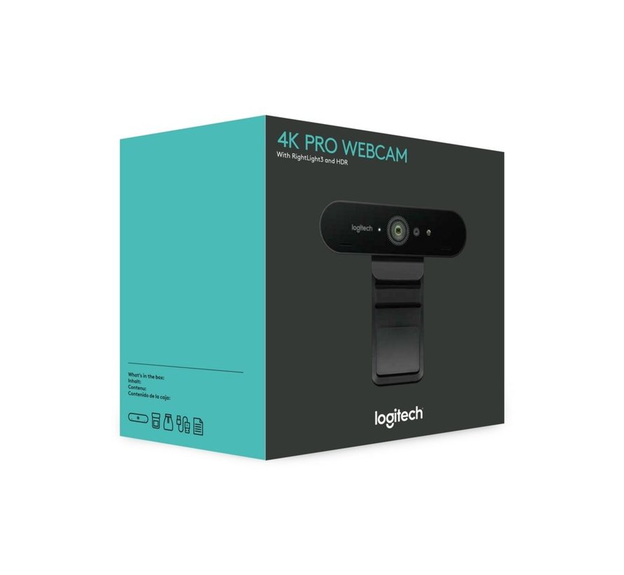 Brio Ultra HD Pro Zakelijk | 4K 30FPS USB Webcam met Microfoon