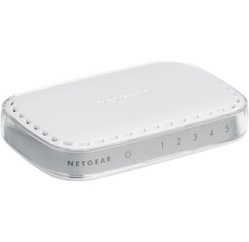 Netgear NETGEAR GS605-400PES | 5-poorts Gigabit Unmanaged Switch | Plug & Play | Energiezuinig | Wit