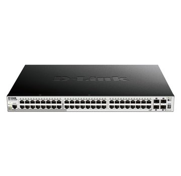 D-LINK D-Link DGS-1510-20/E | 16-poorts Gigabit L2/L3 Smart Managed Switch | 2x SFP | 2x 10G SFP+ | 76 Gbps switchingcapaciteit | Rackmount 1U | Grijs