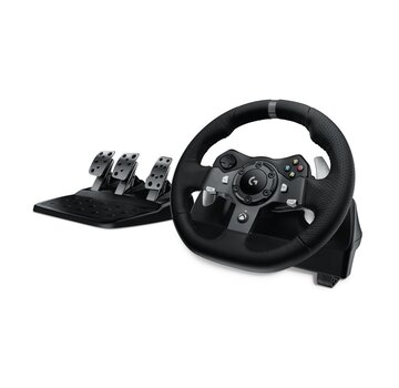 Logitech G920 Driving Force | Racestuur en pedalen | Force Feedback | 900° rotatie | USB 2.0 | Compatibel met Xbox Series X|S, Xbox One en PC | Zwart