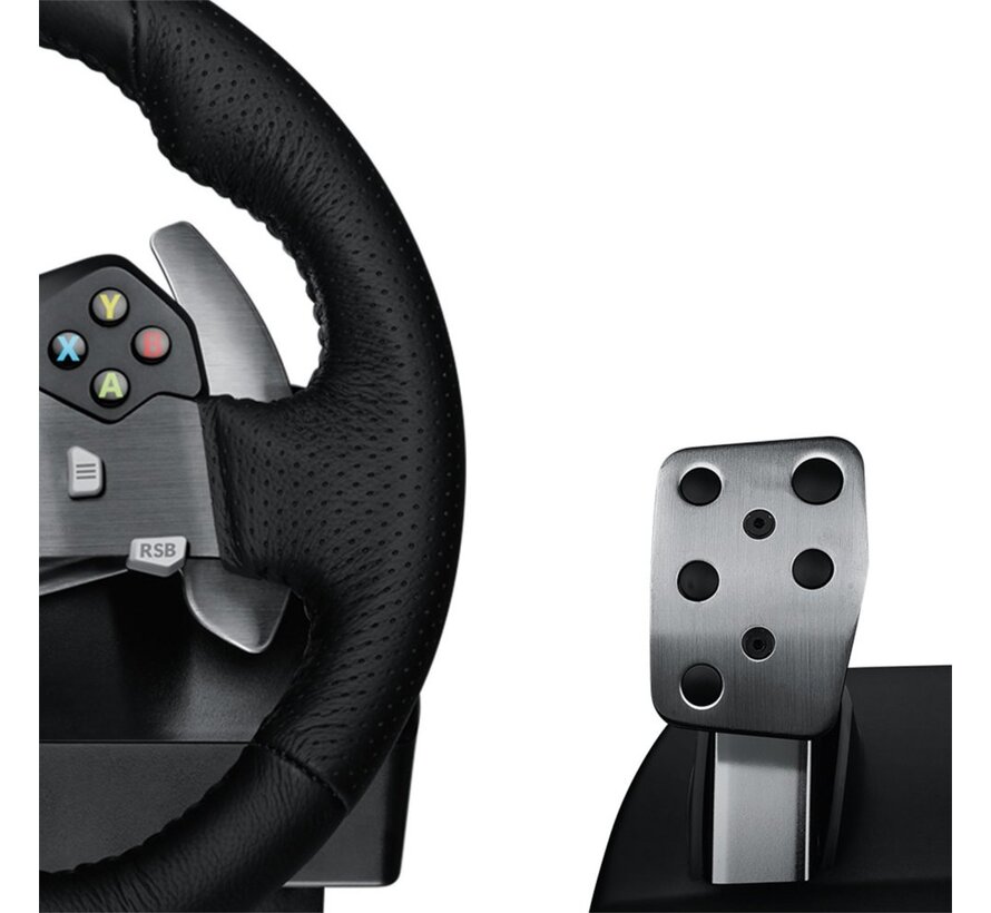G920 Driving Force | Racestuur en pedalen | Force Feedback | 900° rotatie | USB 2.0 | Compatibel met Xbox Series X|S, Xbox One en PC | Zwart