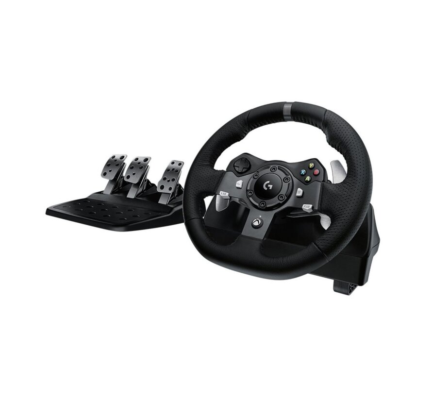 G920 Driving Force | Racestuur en pedalen | Force Feedback | 900° rotatie | USB 2.0 | Compatibel met Xbox Series X|S, Xbox One en PC | Zwart