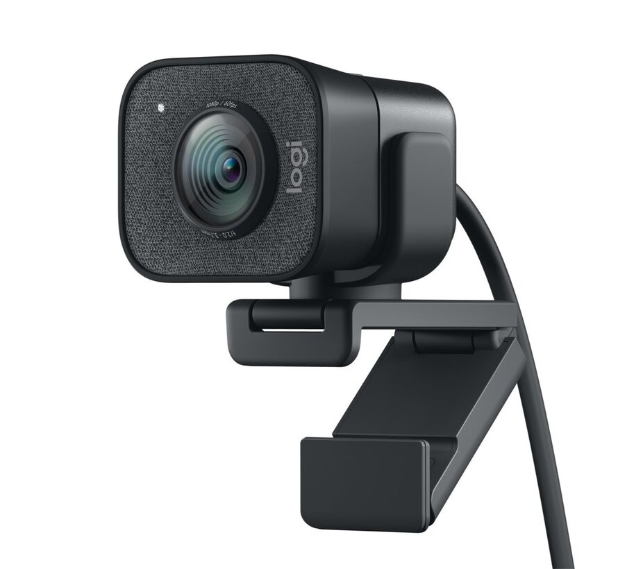 StreamCam | 1080p 60FPS USB-C Webcam met Microfoon | Grafiet