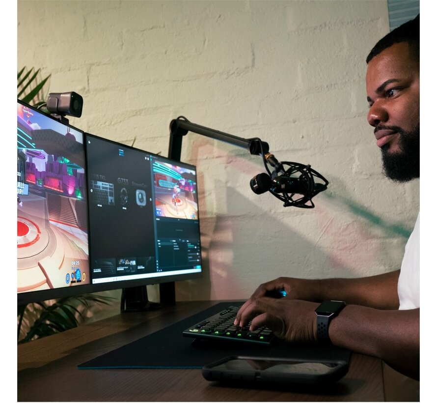 StreamCam | 1080p 60FPS USB-C Webcam met Microfoon | Grafiet
