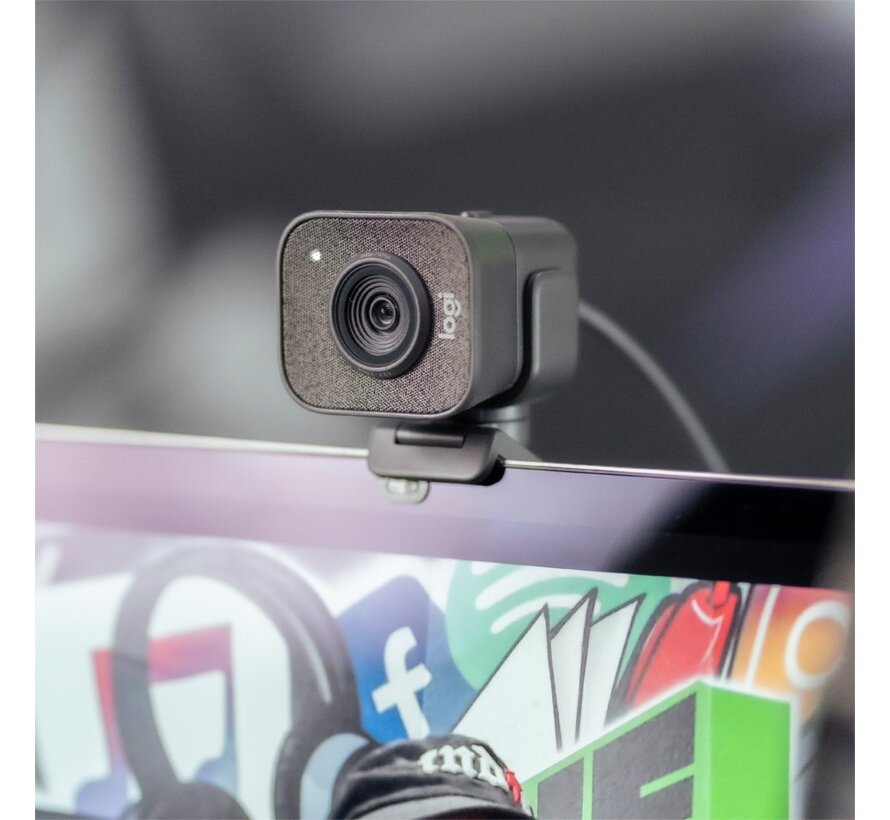 StreamCam | 1080p 60FPS USB-C Webcam met Microfoon | Grafiet
