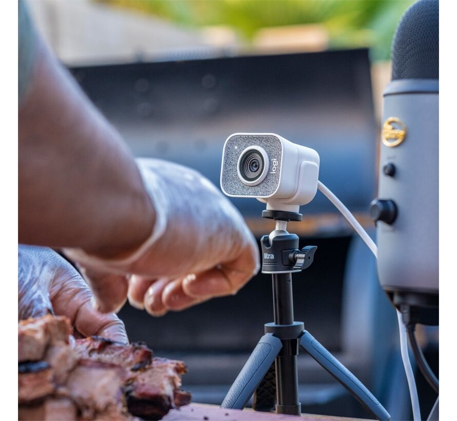 StreamCam | 1080p 60FPS USB-C Webcam met Microfoon | Wit