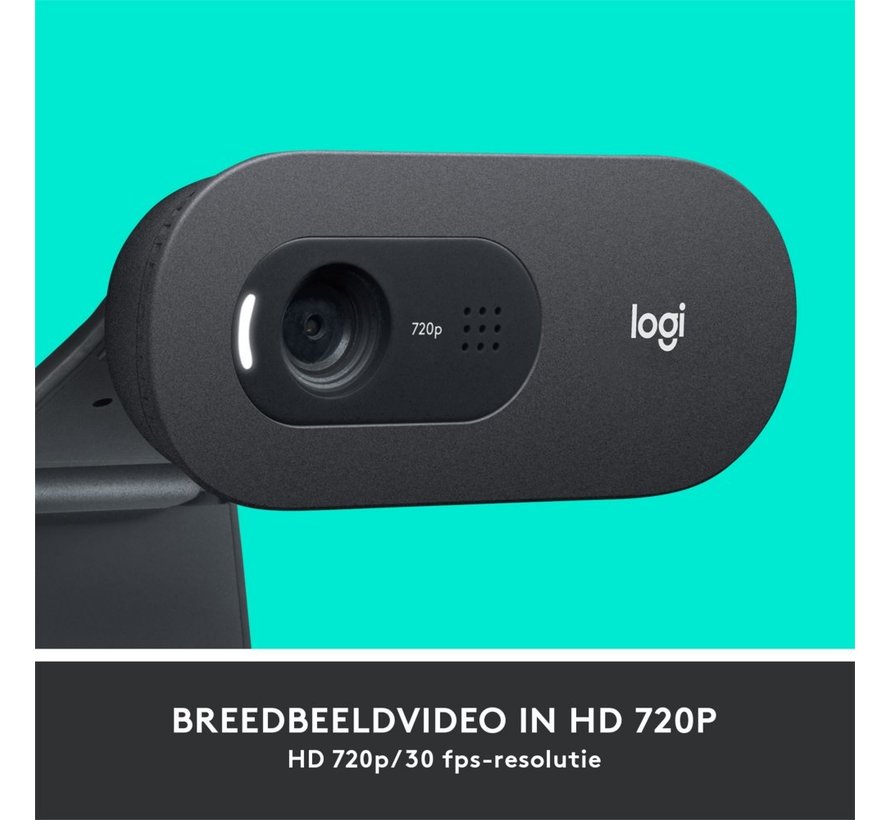 C505 HD | 720p 30FPS USB Webcam met Microfoon