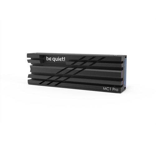 be quiet! MC1 PRO | M.2 SSD Heatsink | Dubbele Heatsink | Aluminium | Zwart