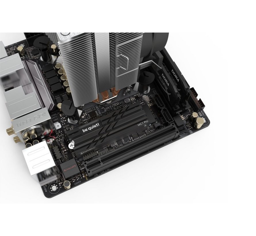 MC1 PRO | M.2 SSD Heatsink | Dubbele Heatsink | Aluminium | Zwart