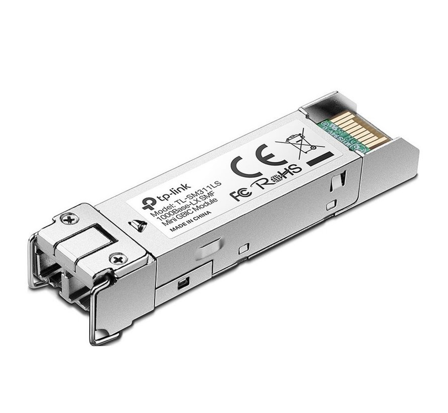 TL-SM311LS V3 | SFP Transceiver Module | 1,25 Gbps | Single-mode | 1310 nm | LC/UPC