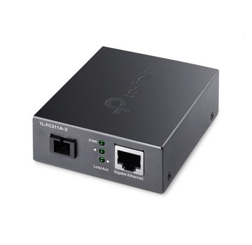 TP-Link TL-FC311A-2 netwerk media converter 1000 Mbit/s Single-mode Zwart